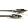 Kabel optický TOSLINK-TOSLINK 5mm/2m kovové konektory