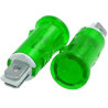 Kontrolka 230V s doutnavkou zelená MDX-11A, průměr 10mm