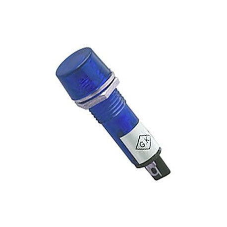 Kontrolka 12V LED, modrá do otvoru 10mm