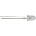 LED 5mm 12V červená čirá 500mCd/ 20mA 30°