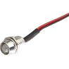 kontrolka 12V LED RGB do otvoru 8mm kovová