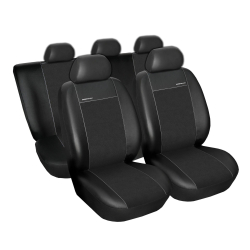 Autopotahy Dacia Dokker, od r.v. 2012, Eco kůže + alcantara černé SIXTOL
