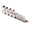 Sada hlavic torx, 10ks, 10-19mm, 1/4 a 1/2\", GEKO