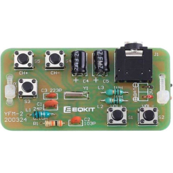 FM přijímač 76-108MHz stereo, IO RDA5807FP, STAVEBNICE EQKIT