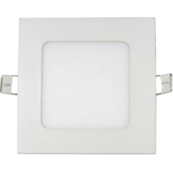 Podhledové světlo LED 6W, 120x120mm, teplé bílé, 230V/6W, vestavné
