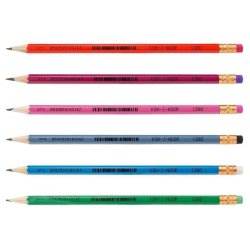 Tužka grafitová Koh-i-noor 1380 HB, střední tvrdost, s gumou