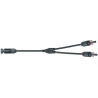 Rozbočení MC-4, 1x konektor, 2x zdířka, kabel 30cm