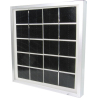 Fotovoltaický solární panel mini 6V/2W, rozměry 125x135mm