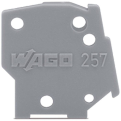 WAGO 257-100 bočnice pro 257 šedá