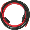 Solární kabel  H1Z2Z2-K 2m, 4mm2, červený+černý s konektory MC4