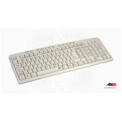 Klávesnice C-TECH WLKMC-01, bezdrátový combo set s myší, černý, USB,