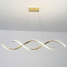 Závěsné svítidlo LED-lustr GR3005,  zlaté