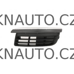 mřížka předního nárazníku VW Golf V kombi / Jetta s lištou bez mlh - levá