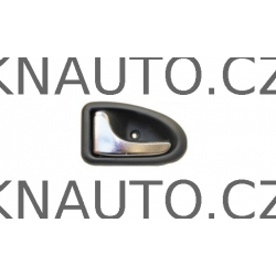 Levá vnitřní černá klička s chromovým úchytem Renault Clio II, Thalia, Megane, Opel Vivaro, Dacia Logan - 8200915598