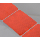 Samolepící páska reflexní dělená 1m x 5cm červená