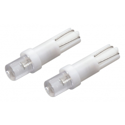 Žárovka 1LED 12V  T5  bílá  2ks