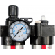 Regulátor tlaku vzduchu 1/2\", 0-1MPa, s filtrem a přimazáváním