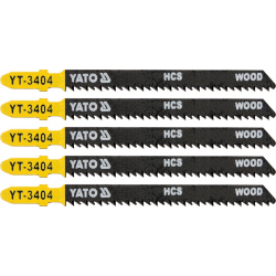 List pilový do přímočaré pily 100 mm na dřevo TPI10 5 ks