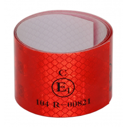 Samolepící páska reflexní 1m x 5cm červená