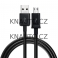 USB Micro datový kabel / nabíjecí kabel 1M černý