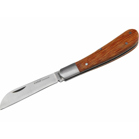 Nůž roubovací zavírací nerez, 170/100mm, délka otevřeného nože 170mm EXTOL-PREMIUM