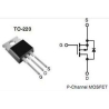 IRF9510 P MOSFET 100V/4A 43W  TO220
