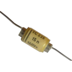 15n/160V TC235, svitkový kondenzátor axiální
