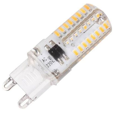 Žárovka LED G9, 64x SMD3014, 230VAC/2,5W, teplá bílá