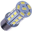 Žárovka LED BaY15D (brzd/obrys) 12V/6W bílá, 27xSMD5730