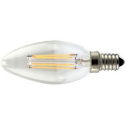 Žárovka LED E14 svíčková, 4x Filament 230V/4W, bílá