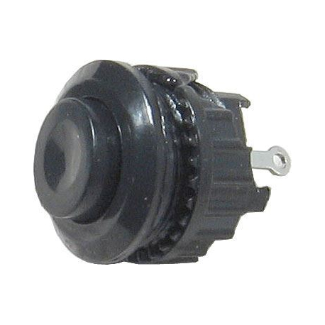 Tlačítko DS-501, ON-(OFF) 125V/1A černé rozpínací