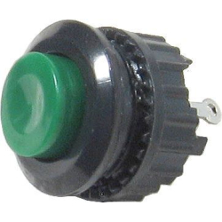 Tlačítko DS-500, OFF-(ON) 125V/1A zelené spínací