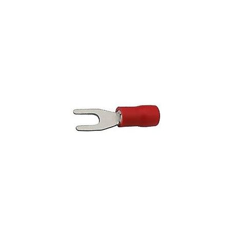 Vidlička kabelová 3,7mm červená (SVS 1,25-3,5)