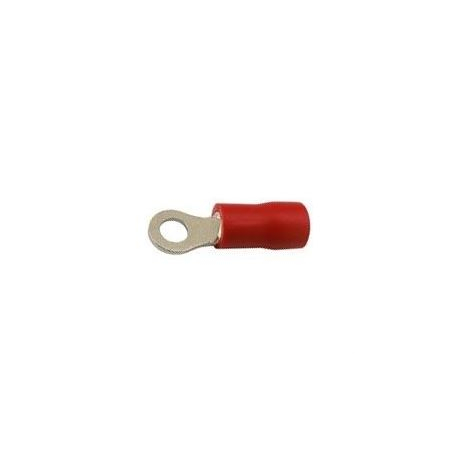 Oko kabelové 3,2mm červené (RV 1,25-3)