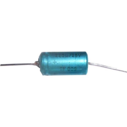 220u/25V TF009, elektrolyt.kondenzátor axiální