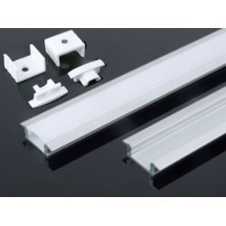 Hliníková lišta - Alu profil MS-508 pro LED pásek 8-10mm, délka 2m