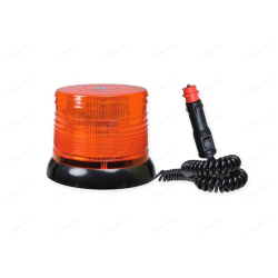 Maják oranžový 40 LED magnet - šroub 12/24V