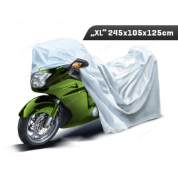 Plachta na motocykl velikost XL, 245 x 105 x 125 cm, třívrstvá s reflexními prvky, Carmotion