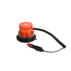 Maják micro oranžový LED magnet - šroub 12/24V