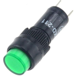 Kontrolka 230V NXD-211 zelená, průměr 12mm