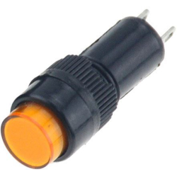 Kontrolka 230V NXD-211 oranžová, průměr 12mm