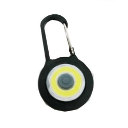 Klíčenka na batoh LED COB, černá