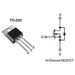 IRF530N N MOSFET 100V/16A 90W TO220