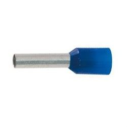 Dutinka pro kabel 2,5mm2 modrá,l-12mm (E2512)
