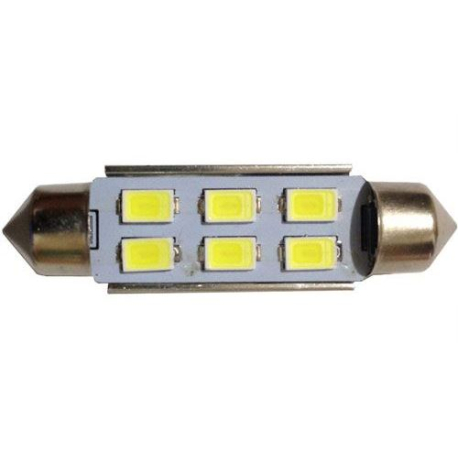 Žárovka LED SV8,5-8 sufit 39mm 12V/2W bílá, 6xLED5730