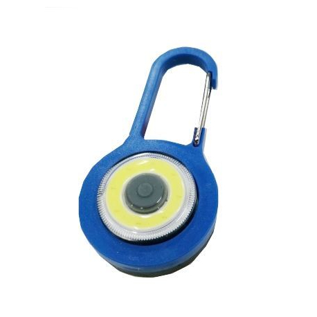 Klíčenka na batoh LED COB, modrá