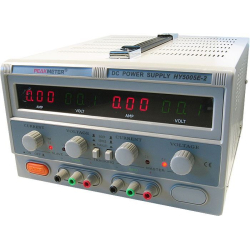 Laboratorní zdroj PeakMeter HY5005E-2, 2x0-50V/0-5A