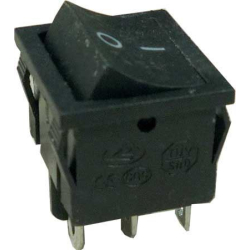 Přepínač kolébkový MRS-202-4, ON-ON 2pol.250V/6A černý