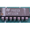 LM711CN - dvojitý komparátor, DIL14