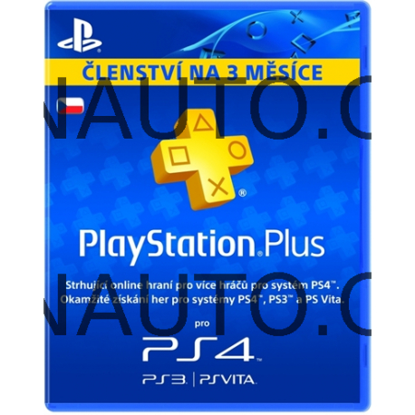 PlayStation Plus Card Hang 90 Days/CZE 711719807346